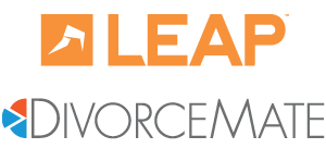 LEAP and Divorcemate logos
